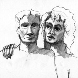 Valentine und Torvald Zafft, Historiologin und Artdirektor in Mainz-Kastel 
