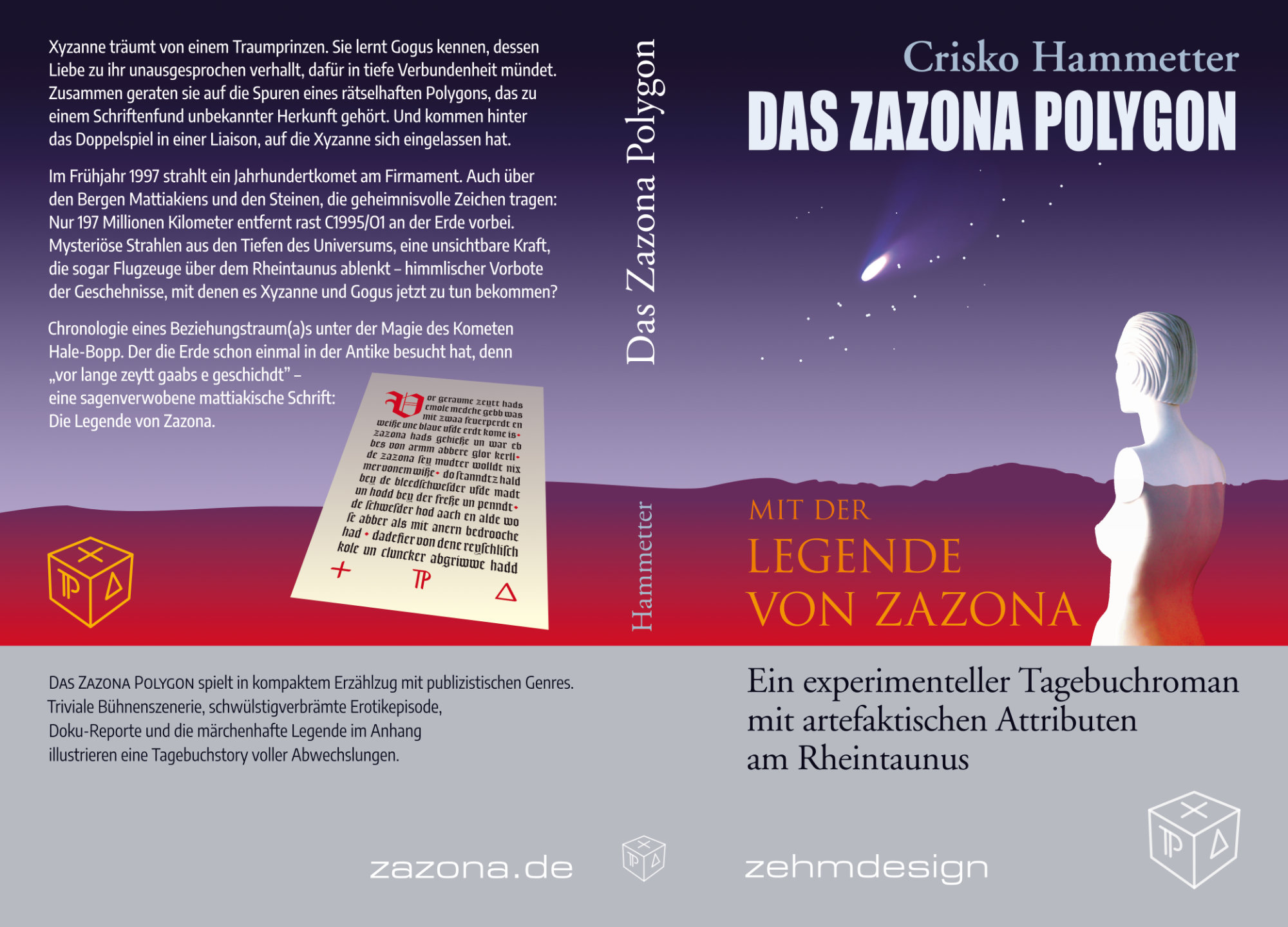 Das Zazona Polygon – Umschlag mit Klappentext